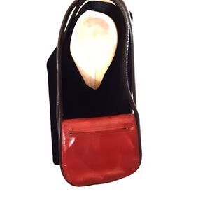 Vintage Cesare Piccini Firenze.leather burgundy shoulder bag Italy never used